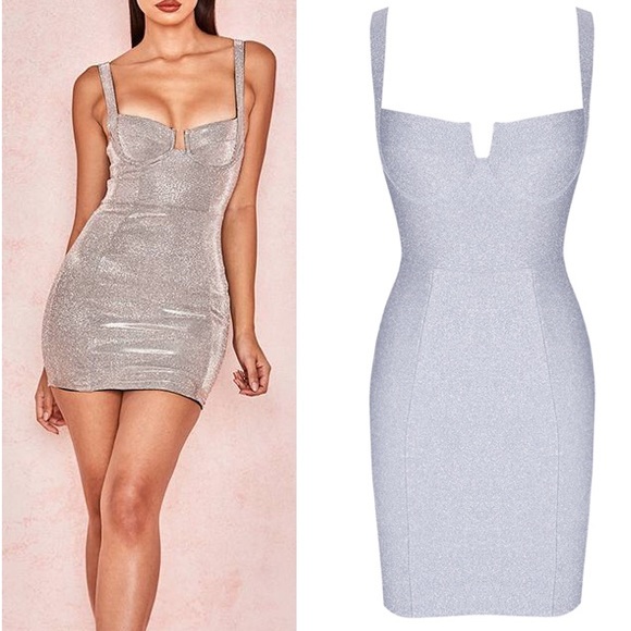 diamond mini dress